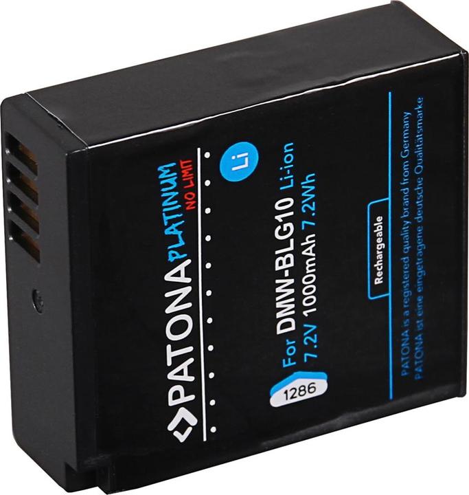 Immagine prodotto Patona Batteria al platino Panasonic DMW-BLG10 (Batteria della fotocamera)