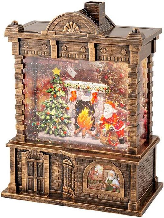 Lumineo Leuchtende Dekoration Weihnachtsmann 21,7 x 16,5 x 9,5 cm