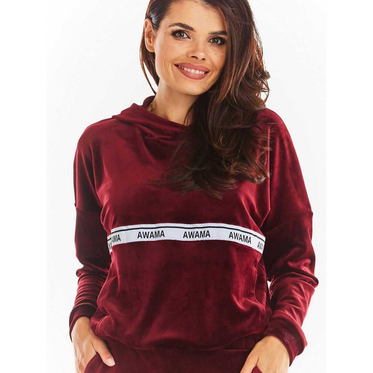 Awama, Damen, Pullover, Sweater, Rot, (M)