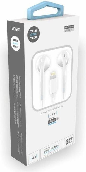 Immagine prodotto Tech One Tech Cuffie Tec1201 Bianco (Cablato)
