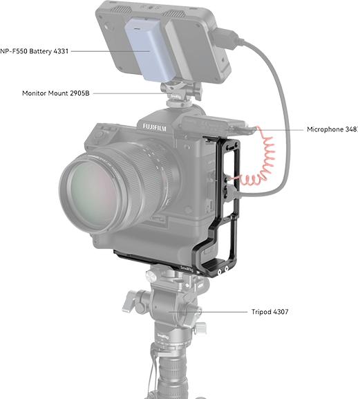 Image du produit SmallRig Angle en L GFX100 II avec VG-GFX100 ll (Cage)