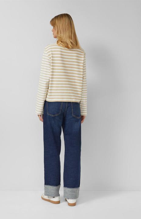 Produktbild s.Oliver Sweatshirt Gestreiftes Jersey-Sweatshirt mit Rundhalsausschnitt (36)