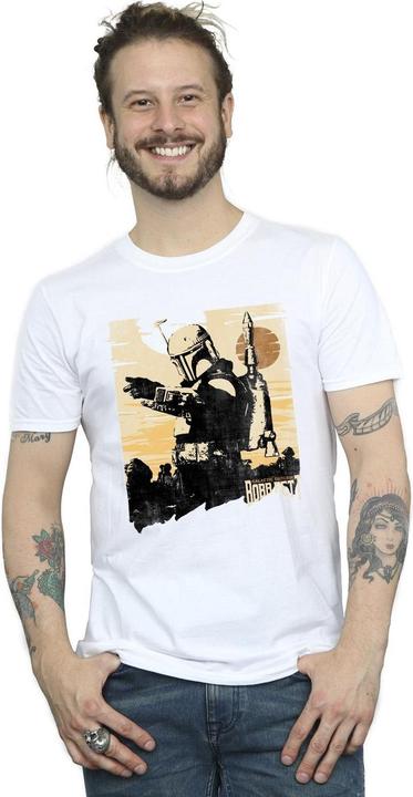 Immagine prodotto Star Wars The Book Of Boba Fett Points Maglietta Uomo (M)