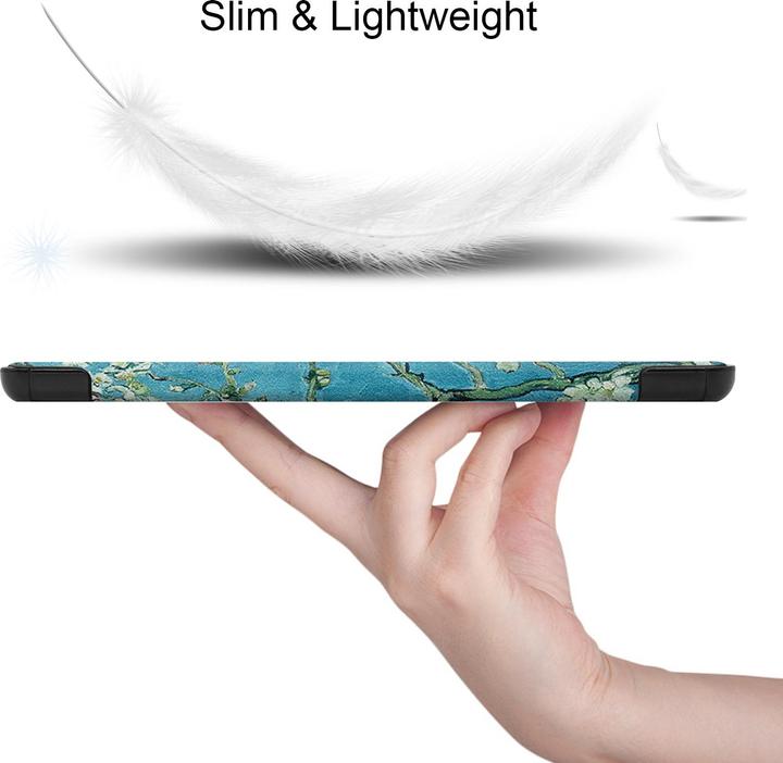 Actual product image Lobwerk Cover for Samsung Galaxy Tab A7 SM-T500 T505 Smart Cover case with stand function and auto (Samsung Galaxy Tab A7)