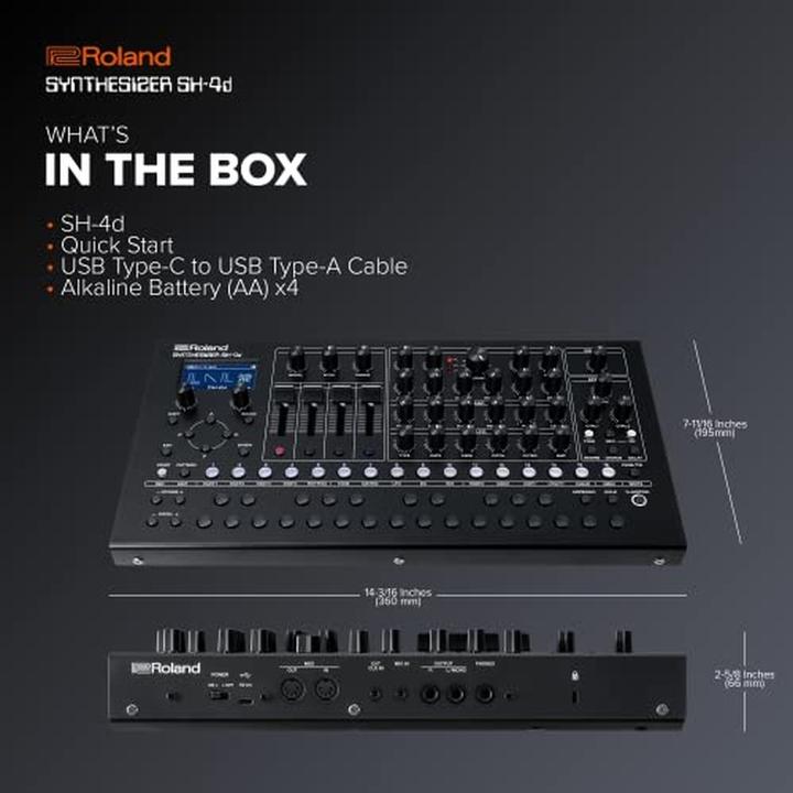 Produktbild Roland SH-4D Desktop Synthesizer