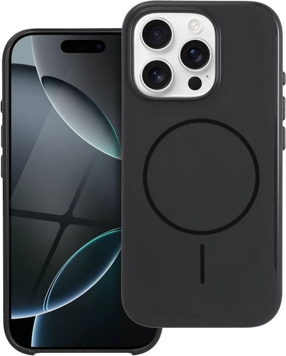 Produktbild OEM Back panel cover Glossy Mag Cover compatible with MagSafe for IPHONE 13 PRO MAX black (Apple iPhone 13 Pro Max)