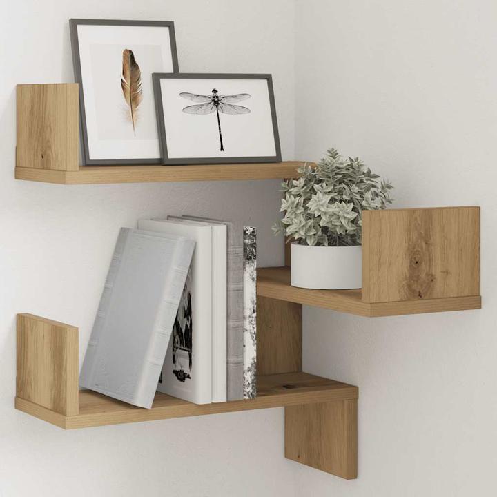 Produktbild VidaXL Wand-Eckregal (40 x 40 x 49.5 cm)