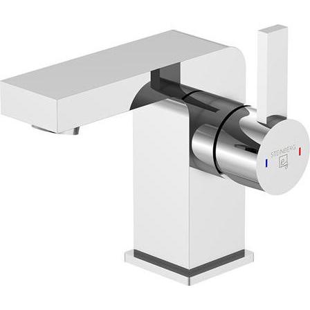 Steinberg, Badarmatur, Serie 120 Waschtischarmatur, mit Ablaufgarnitur, Ausladung 100mm, 1201000