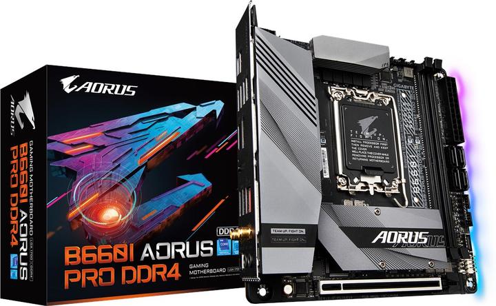 Produktbild Gigabyte B660I Aorus Pro (LGA 1700, Intel B660, Mini-ITX)