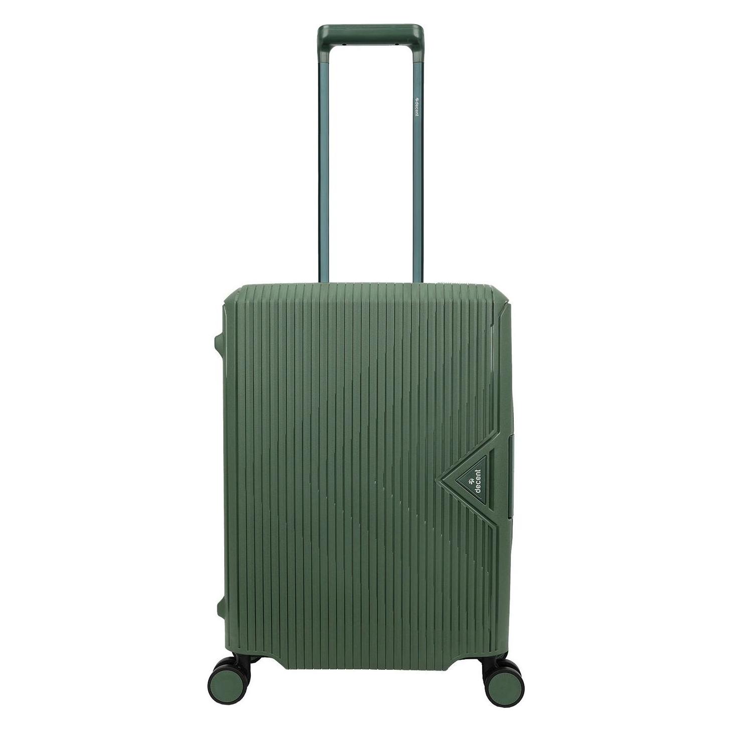 Decent-Verlag, Koffer, Valigia Smart Spinner Tsa, Groen, (40 l)