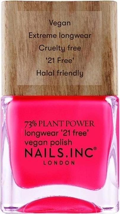 Image du produit Nails Inc Nail Inc 73% Vegan Vernis à ongles avec Plant Power 14ml Rose (Pink, Vernis couleur)