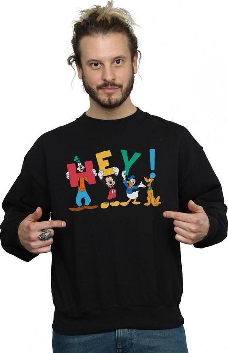 Immagine prodotto Disney Mickey Mouse Friends Hey Felpa Uomo (3XL)
