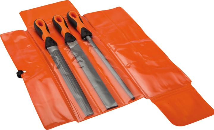 Produktbild Bahco ERGO Feilensatz, Halbschlicht 250 mm - 3-teilig (Hieb 2, 250 mm)
