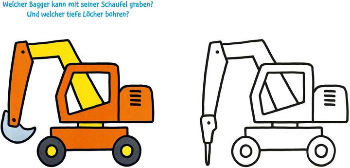 Produktbild Das dicke Kindergarten-Malbuch: Fahrzeuge