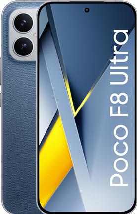 Actual product image Xiaomi Poco F8 Ultra (512 GB, Denim blue, 6.90", Dual SIM, 5G)