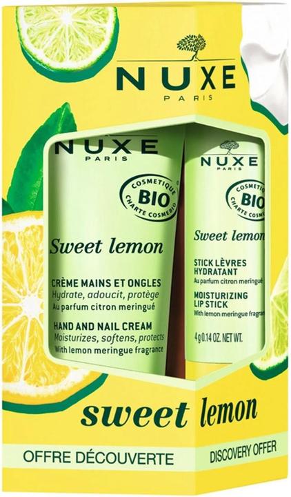 Produktbild Nuxe Sweet Lemon Pflege-Duo für Hände und Lippen (30 ml)