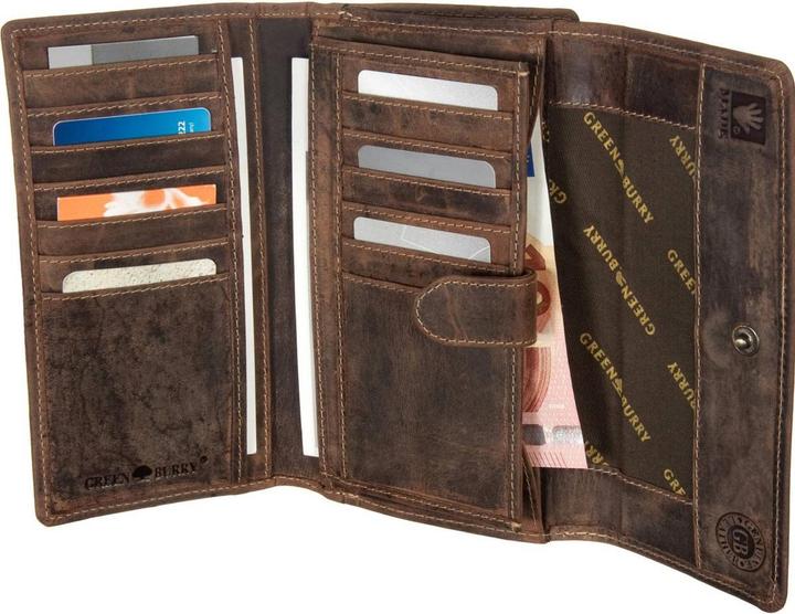 Actual product image Greenburry Long Wallet Vintage Ladies Wallet Large