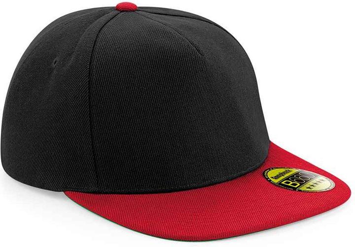 Actual product image Beechfield Original Flat Peak Snapback Cap (One size)