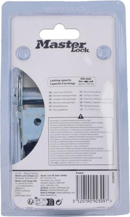 Image du produit Master Lock Sangle d'arrimage à cliquet