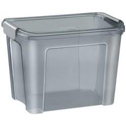 Cep, Aufbewahrungsbox, Aufbewahrungsbox SHADOW, 18 Liter, transparent rauchgrau (18 l)