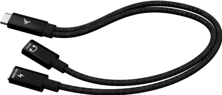 Produktbild i-tec USB-C Cable Splitter Audio/Data + Power Delivery 100W (0.30 m, USB 2.0, 100 W)