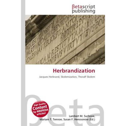 Thumbnail - Herbrandization, Fachbücher