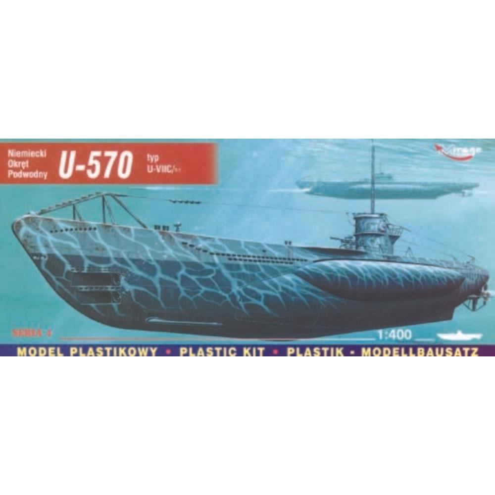 Mirage Hobby Deutsches U-Boot U 570 Typ VII C Turm I