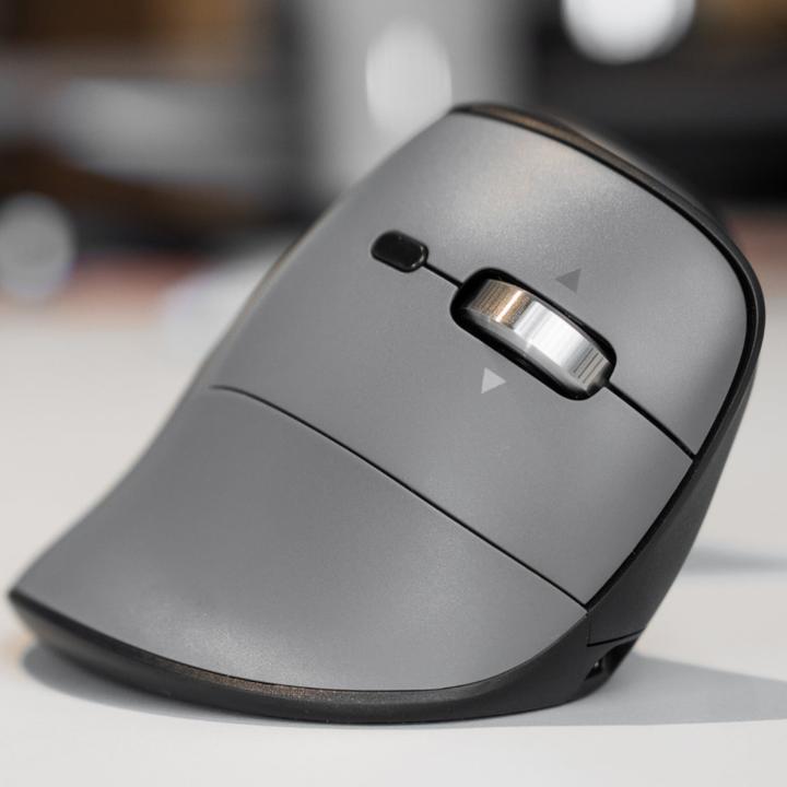 Actual product image Bakker Elkhuizen BakkerElkhuizen FastForward Pro 3-Mode Vertical Mouse (Cable, Wireless)