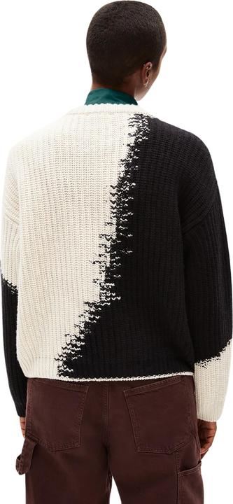 Actual product image Armedangels Long Sleeve Miyaar Pullover Round Neck Black/Oat (L)
