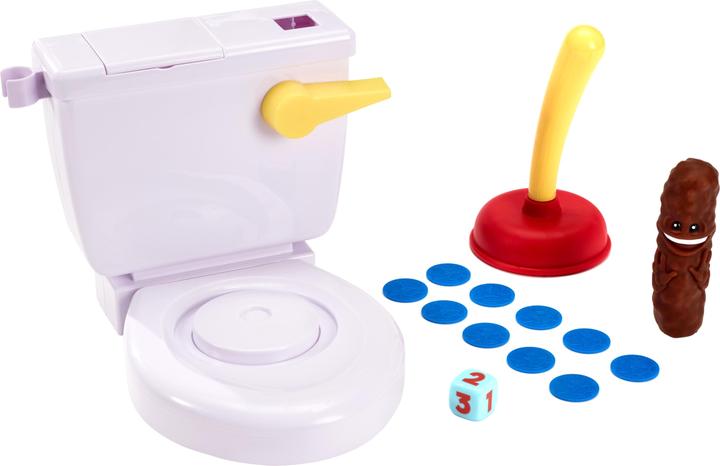 Image du produit Mattel Games Toilettes Folies - Jeu de Société Enfants - 5 ans et + (Italien, 2 - 4 Joueur)