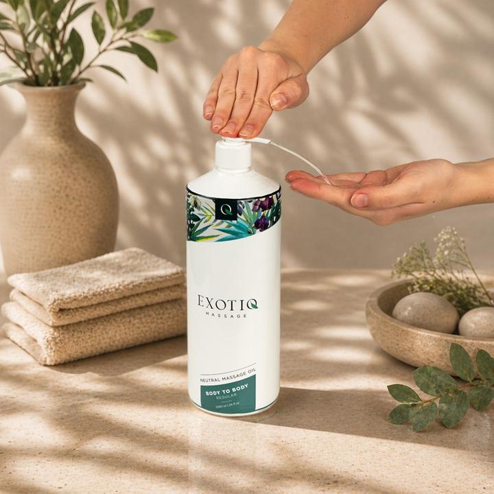 Image du produit Exotiq Body To Body Öl – 1L (1000 ml)