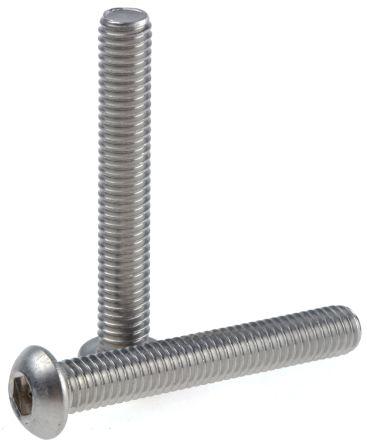 Produktbild RS PRO A2 S/Steel skt button head screw,M6x40mm