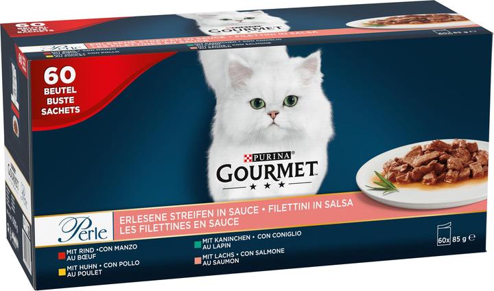 Gourmet Pearl Exquisite Stripes (Adult, Senior, 60 pcs., 5100 g)