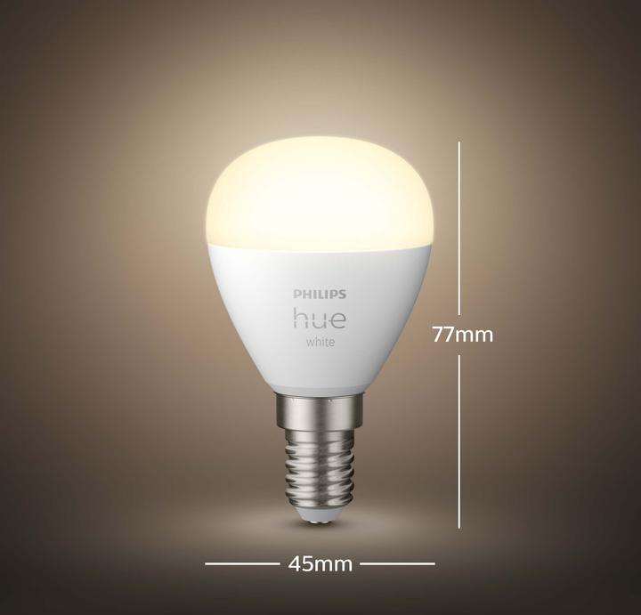 Actual product image Philips Hue White Luster (E14, 5.70 W, 470 lm, 2 x, G)
