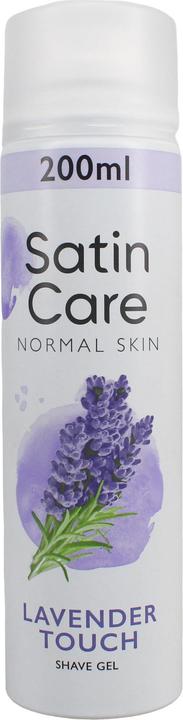 Gillette Gel di cura satinato con fragranza di lavanda (200 ml, Gel da barba)