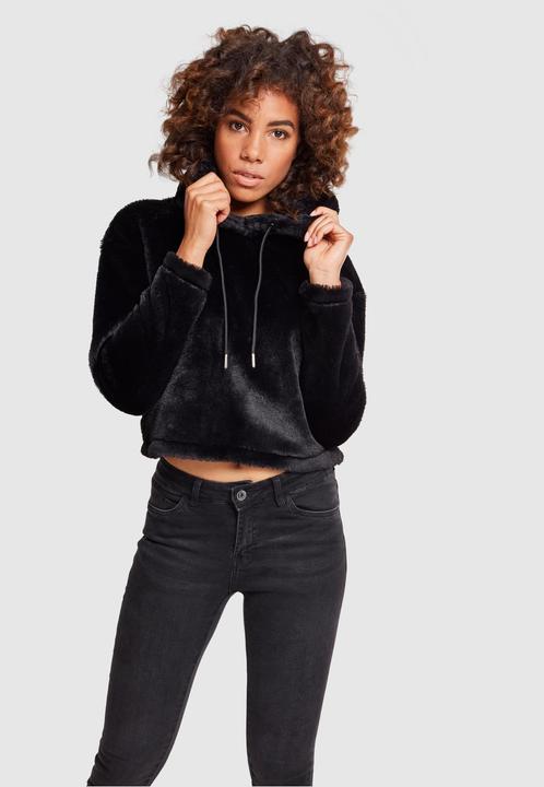 Immagine prodotto Urban Classics Felpa con cappuccio corta oversize da donna (S)