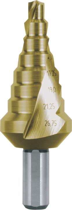Produktbild Ruko Stufenbohrer HSS-G TiN CBN Spiralgenutet.Ø 6.0 - 2 (6.0 - 26.75 mm)