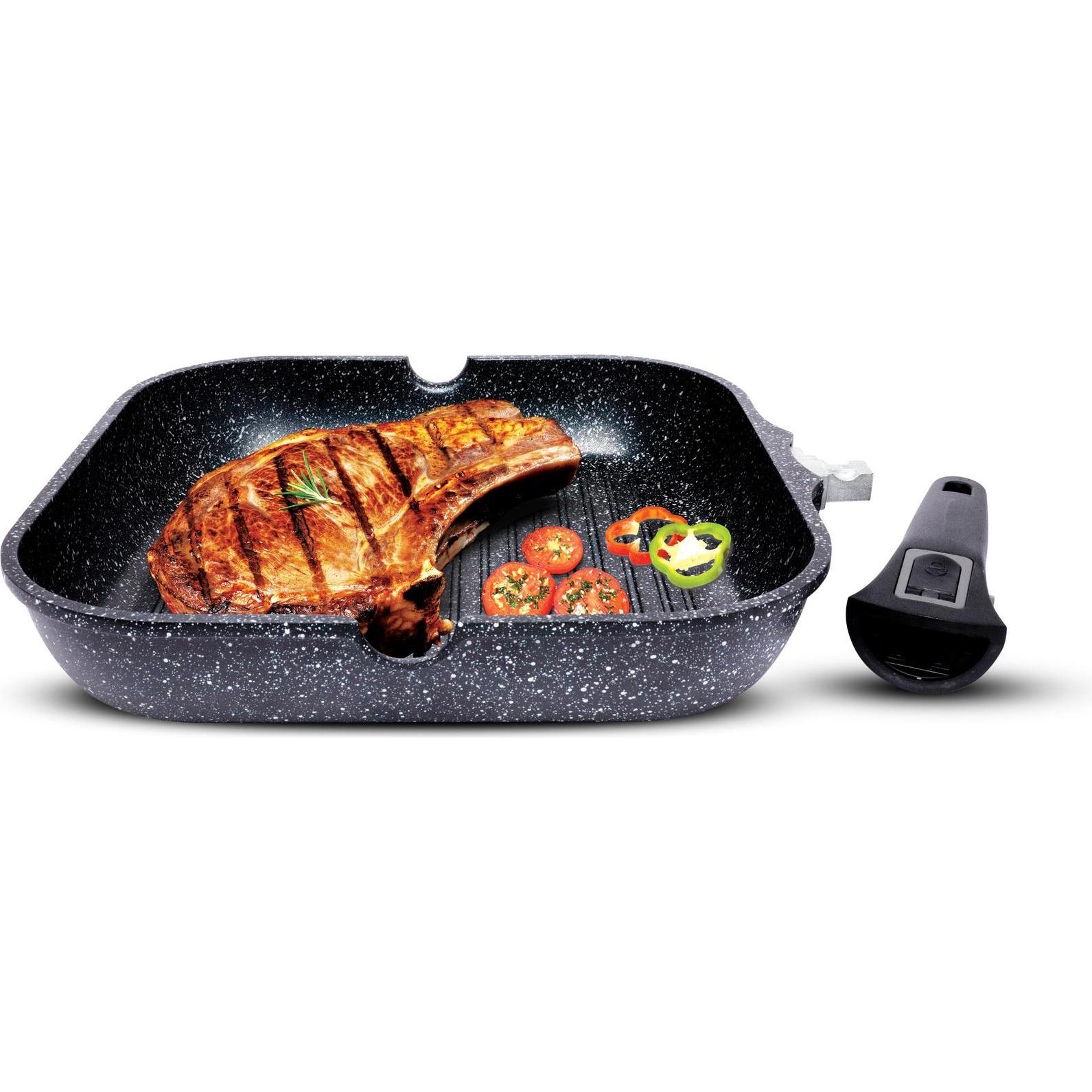 Thumbnail - Melianda Grillpfanne 28cm TW-600, Pfanne + Kochtopf, Blau