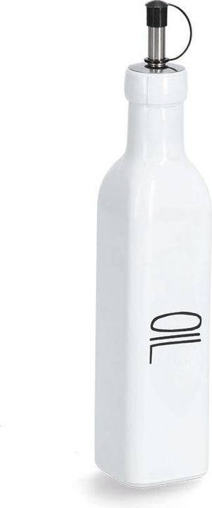 Productafbeelding Zeller Present Oliefles "Oil", 270 ml, glas/metaal, wit (270 ml)