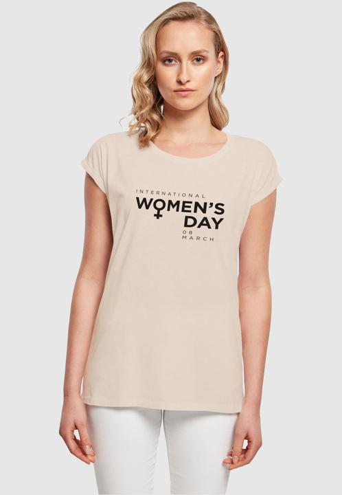 Produktbild Merchcode Ladies WD - International Women's Day 2 Extended Shoulder Tee - 117917 (S)
