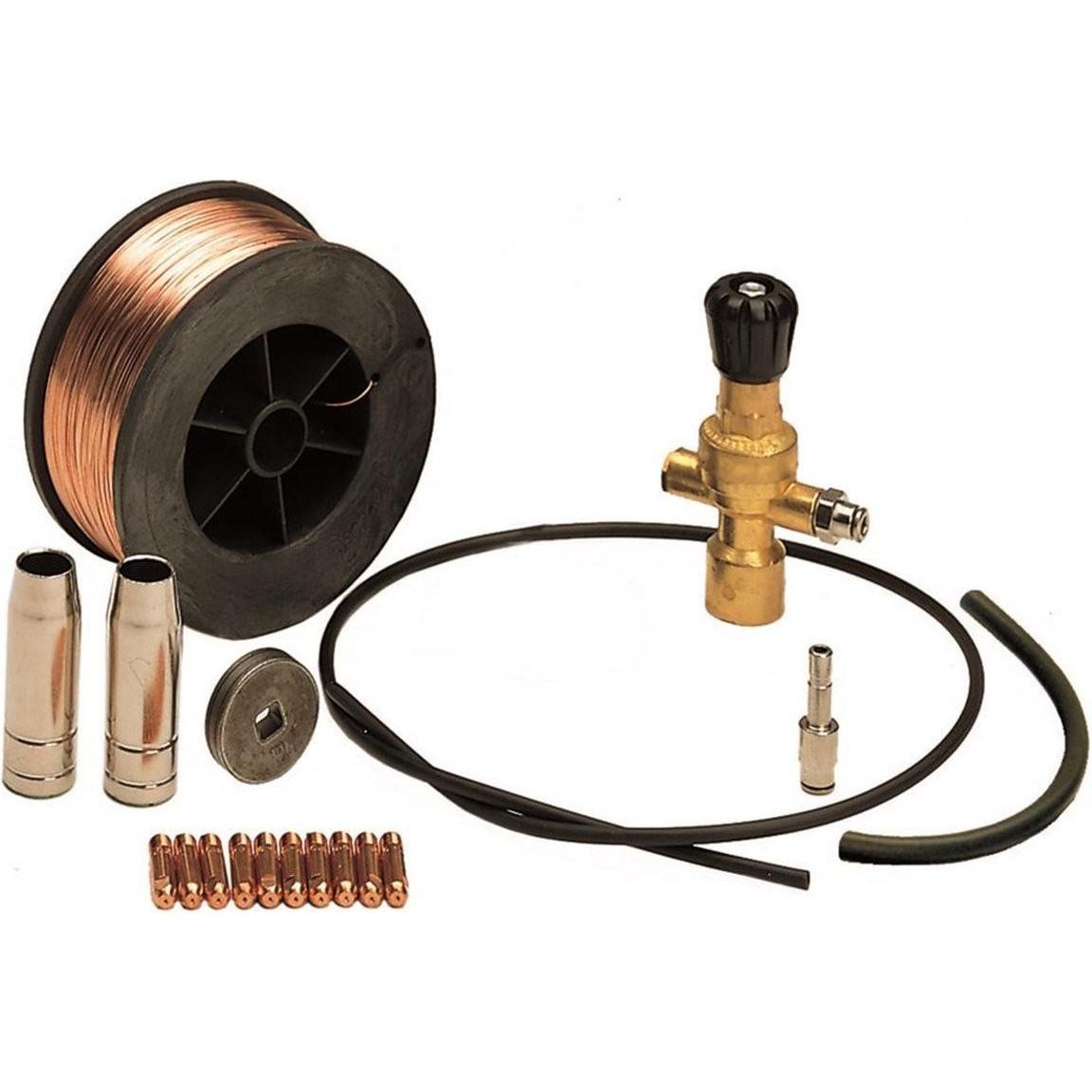 Telwin, Accessori per stazioni di saldatura, Kit di saldatura con filo d'acciaio Bottiglia monouso