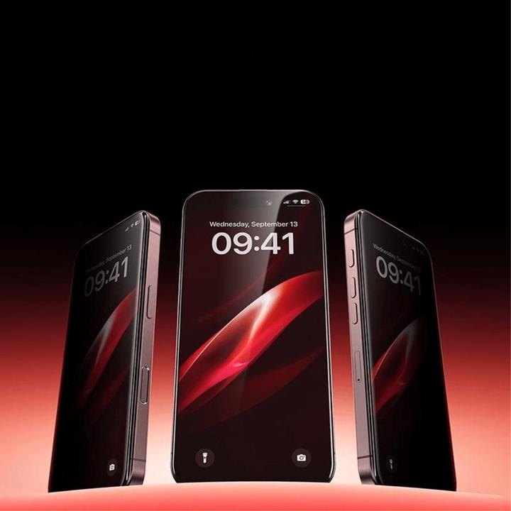 Actual product image Cover-Discount iPhone 16 Pro - Armoured Glass Display Privacy Anti-Spy (1 Piece, Apple iPhone 16 Pro)