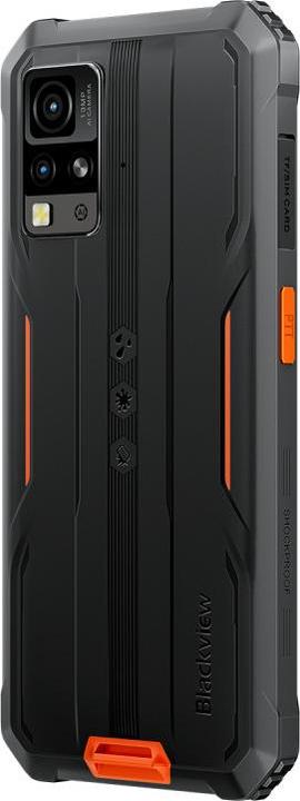 Produktbild Blackview MOBILE PHONE BV4800/3/64GB ORANGE (64 GB, Black / Orange, 6.56", Dual SIM, 13 Mpx, 4G)
