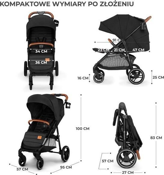 Actual product image KinderKraft wzek spacerowy Grande + pink 22kg