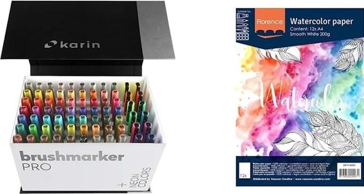 Produktbild Karin Brush Marker Pro Mega Box (Mehrfarbig, 72 x)