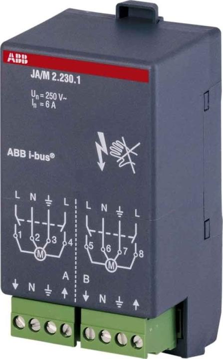 Actual product image ABB Blind actuator module (Shutter actuator)