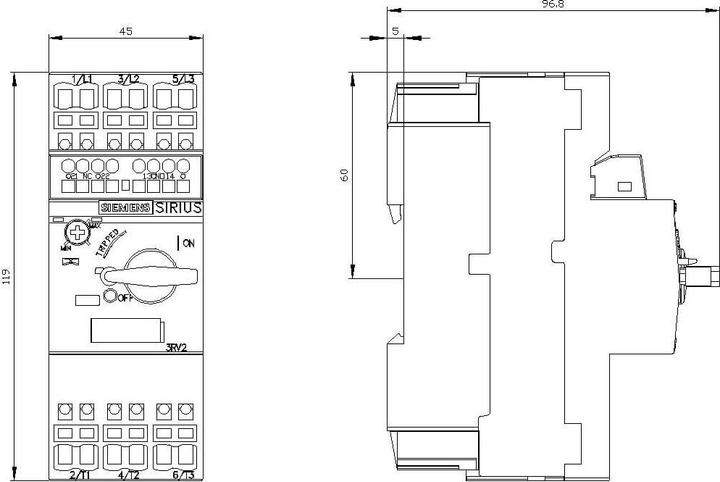 Produktbild Siemens 3RV2021-4BA25
