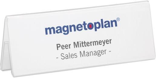 Produktbild Magnetoplan Namensschild für Tisch