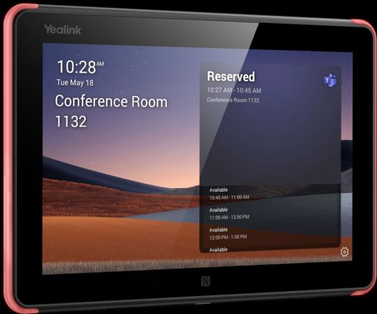 Actual product image Yealink RoomPanel E2, Black 8" room (1280 x 800 pixels, 8")