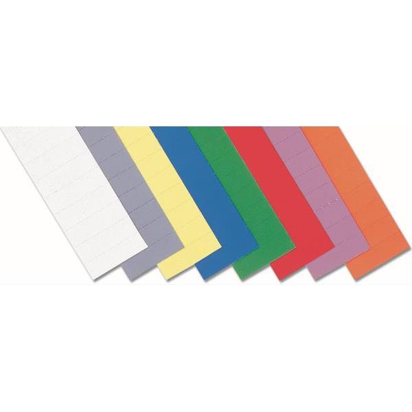 Magnetoplan, Etiketten, Perforierten Etiketten zum Auflegen auf magnetoflex U-Profile.